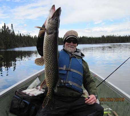 Christopher J. Carney with giant Northern Pike